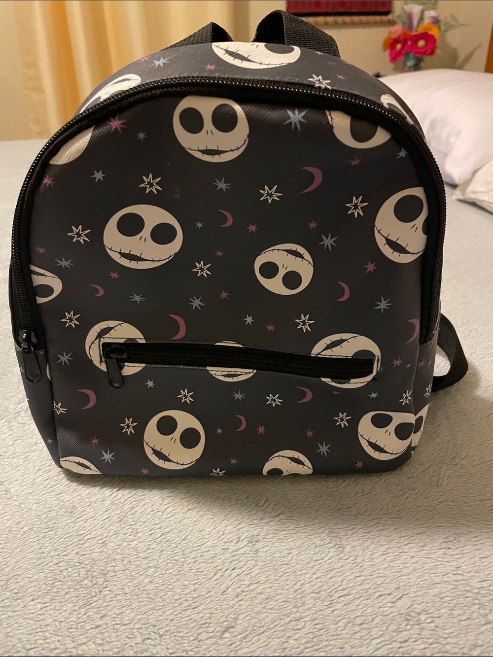 Bioworld Disney Nightmare Before Christmas Jack Skellington Mini Backpack EUC